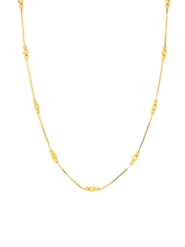 TOMEI Bead Necklace, Yellow Gold 916
