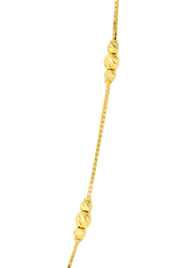 TOMEI Bead Necklace, Yellow Gold 916