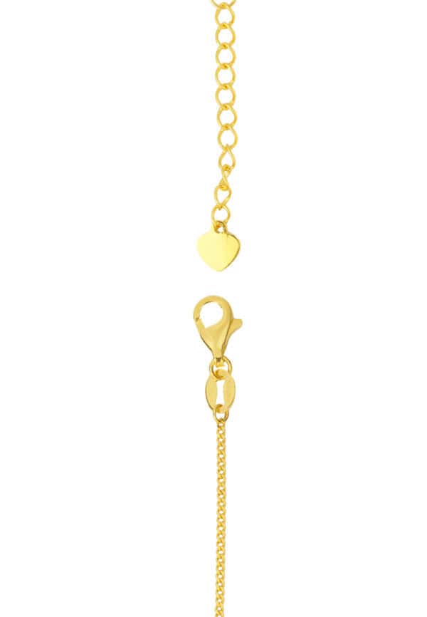 TOMEI Heart Bracelet, Yellow Gold 916