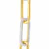 TOMEI Diamond Cut Collection Link Bracelet, Yellow Gold 916