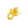 TOMEI Flower Bead Earrings, Yellow Gold 916
