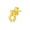 TOMEI Flower Bead Earrings, Yellow Gold 916