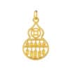 TOMEI Gourd Abacus Pendant, Yellow Gold 916