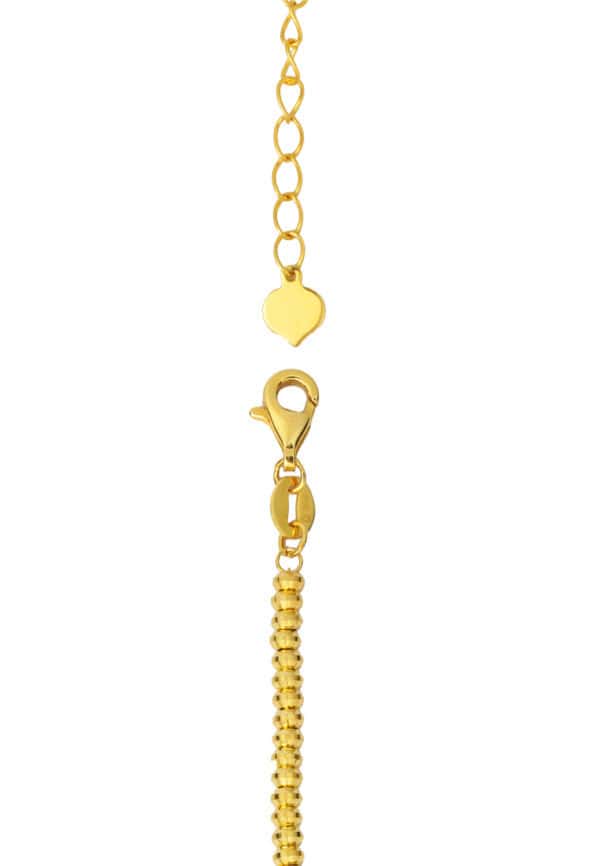 TOMEI Heart Bracelet, Yellow Gold 916