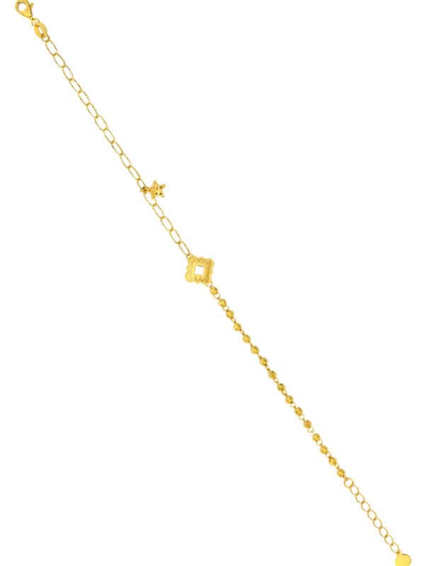 TOMEI Star Bracelet, Yellow Gold 916