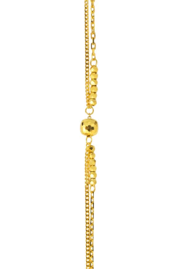 TOMEI Bead Bracelet, Yellow Gold 916