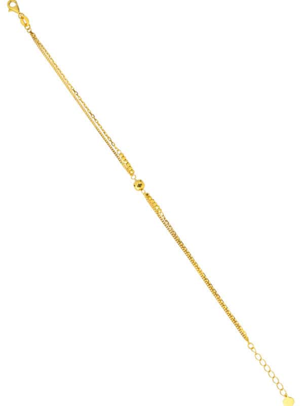 TOMEI Bead Bracelet, Yellow Gold 916