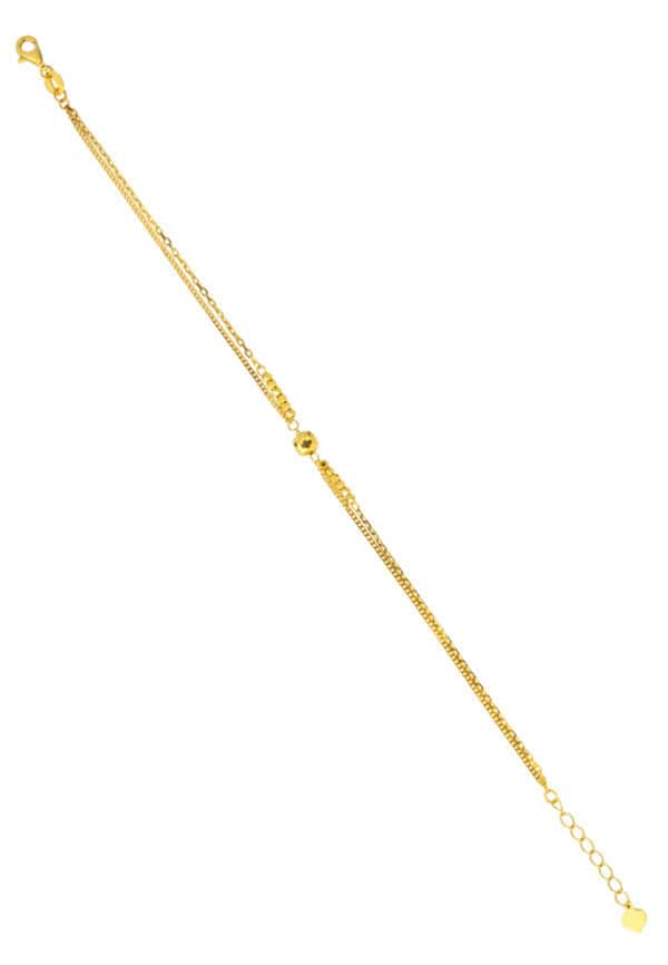 TOMEI Bead Bracelet, Yellow Gold 916
