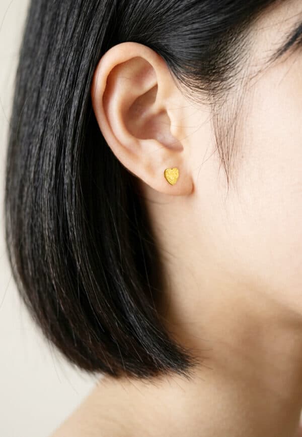 TOMEI Love Earrings, Yellow Gold 916