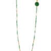 TOMEI Jade & Nephrite Necklace, Yellow Gold 750