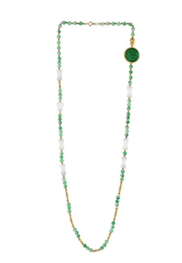 0001s_0002_Layer_2_copy.jpg TOMEI Jade & Nephrite Necklace, Yellow Gold 750
