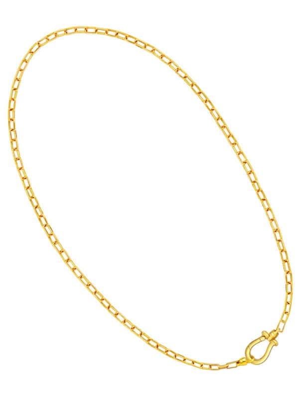 TOMEI Lucky Horseshoe Necklace, Yellow Gold 916