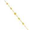 TOMEI Five-Treasures Fortunate Flower Bracelet, Yellow Gold 916