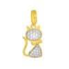 TOMEI Chomel Collection Cat Charm, Yellow Gold 916