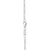 Tomei Sparkling Necklace, Unisex White Gold 585/14K