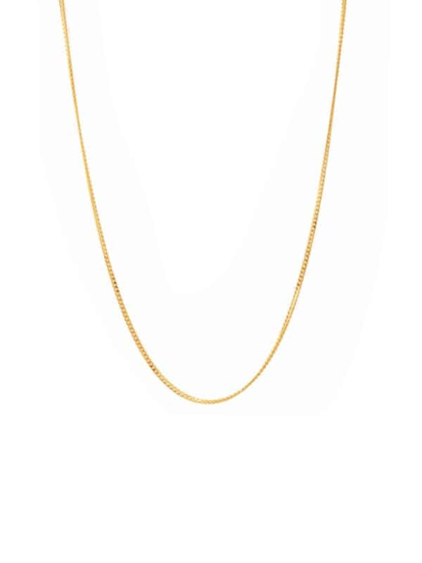 TOMEI First Love Chain, Yellow Gold 916/22K