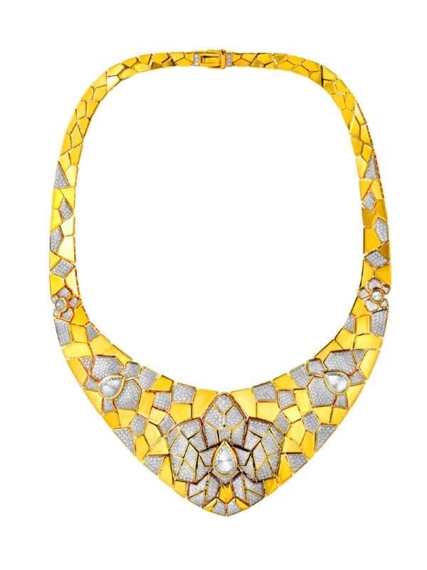 762_0023_DSC00281 TOMEI Diamond Cut Collection Necklace, Yellow Gold 916