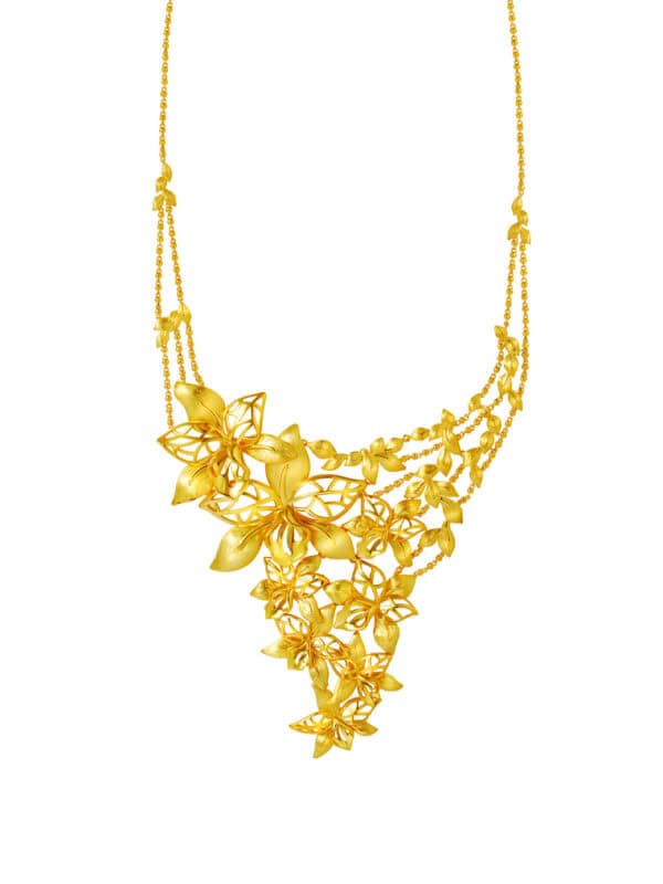 762_0035_DSC00246 TOMEI Sri Puteri Collection Necklace, Yellow Gold 916