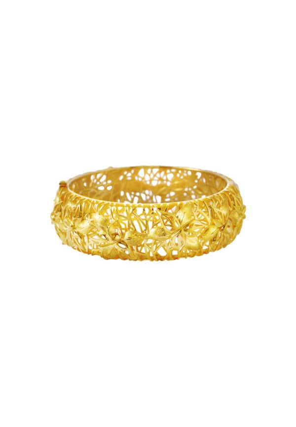 TOMEI Sri Puteri Collection Bangle, Yellow Gold 916