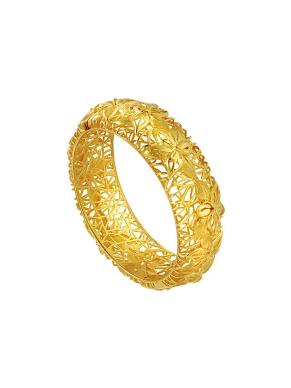 TOMEI Sri Puteri Collection Bangle, Yellow Gold 916