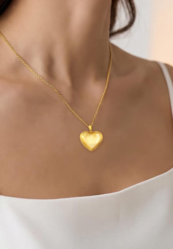 TOMEI Lusso Italia Heart Pendant, Yellow Gold 916