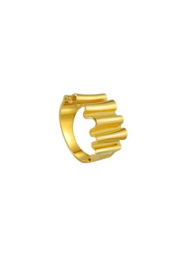 TOMEI Anastasia Ring, Yellow Gold 916