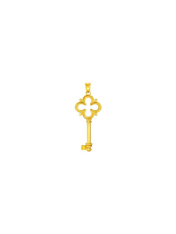 TOMEI Lusso Italia Key Pendant, Yellow Gold 916