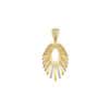 TOMEI Diamond Cut Collection Pendant, Yellow Gold 916