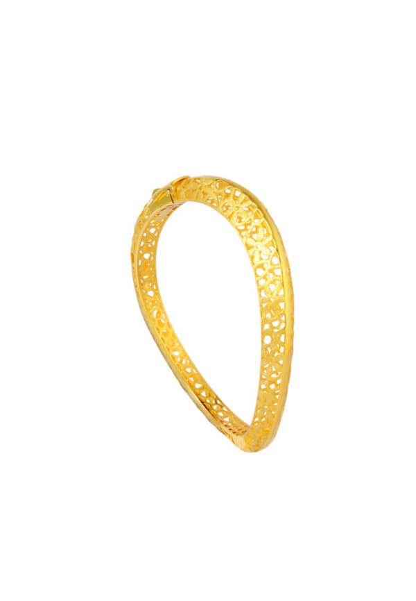 TOMEI Sri Puteri Collection Bangle, Yellow Gold 916