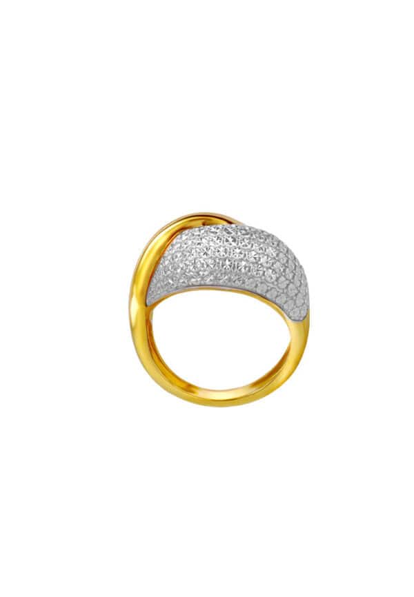 TOMEI Diamond Cut Collection Ring, Yellow Gold 916