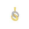 TOMEI Diamond Cut Collection Pendant, Yellow Gold 916