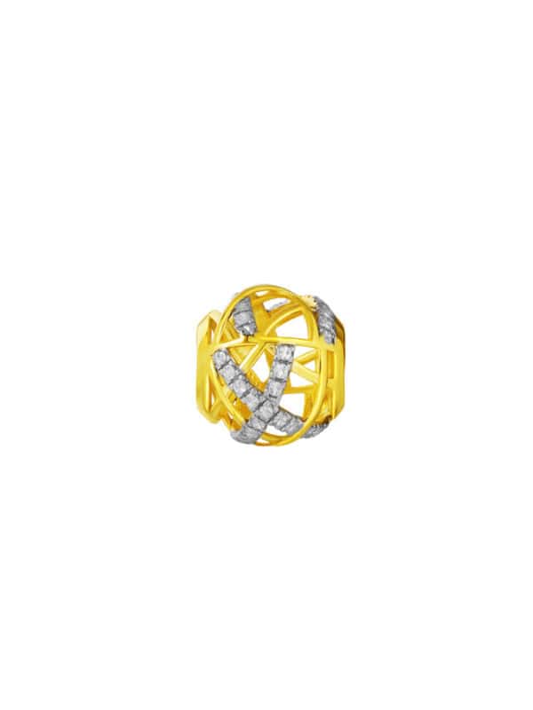 TOMEI Chomel Collection Ball Charm, Yellow Gold 916