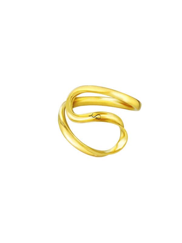 TOMEI Anastasia Ring, Yellow Gold 916