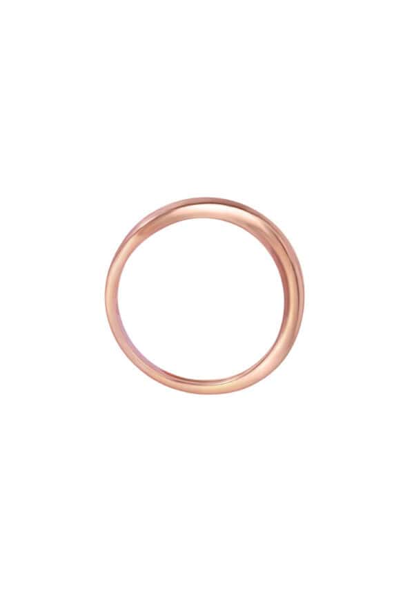 TOMEI High Polishing Ring, Yellow Gold 916