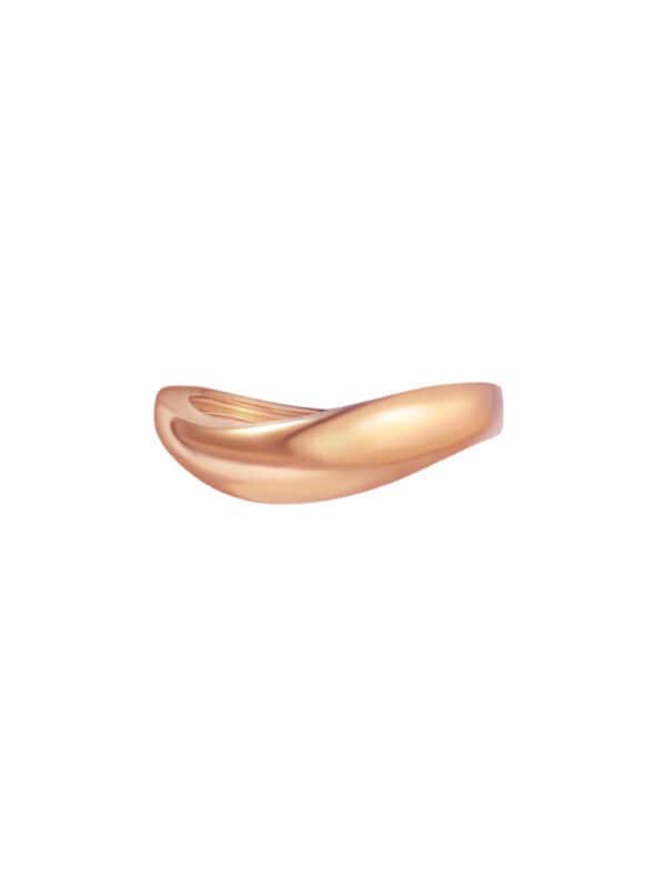 TOMEI High Polishing Ring, Yellow Gold 916