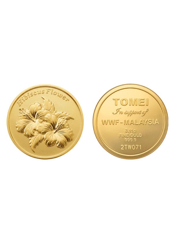 TOMEI x WWF Malaysian Flora Collectible Gold Coins Set (MY Flora Gold Coins)