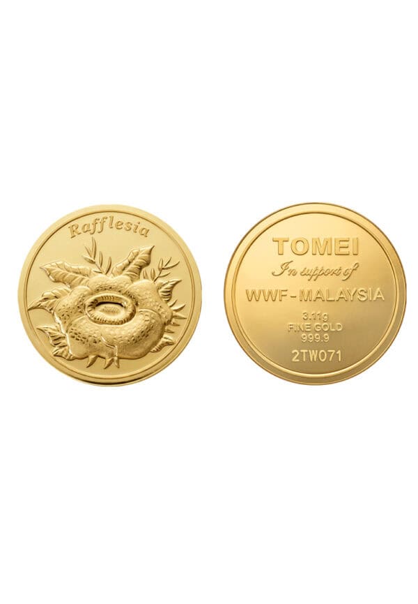 TOMEI x WWF Malaysian Flora Collectible Gold Coins Set (MY Flora Gold Coins)