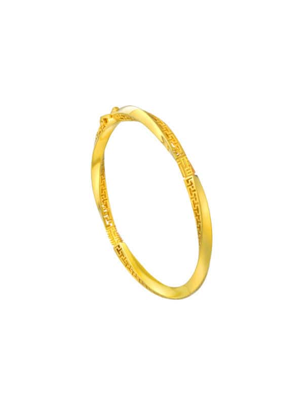 TOMEI Bangle,Yellow Gold 916