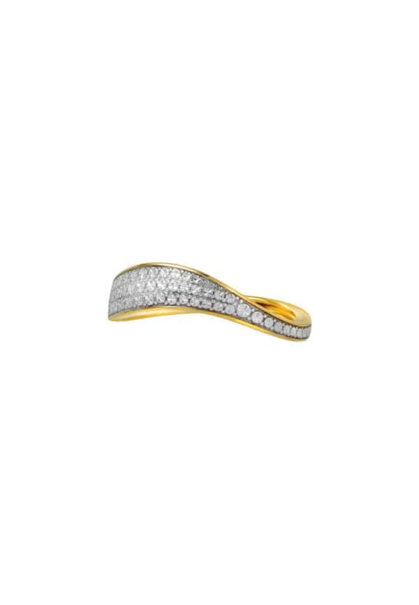TOMEI Diamond Cut Collection Ring, Yellow Gold 916