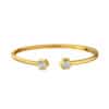 TOMEI Diamond Cut Collection Bangle, Yellow Gold 916