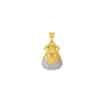 TOMEI Diamond Cut Collection Auspicious Pouch Pendant, Yellow Gold 916
