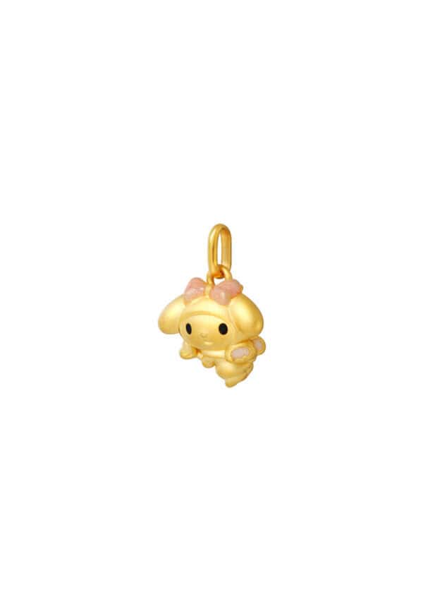 TOMEI I Sanrio My Melody 5D Pendant, Yellow Gold 999