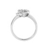 TOMEI LL Diamond Ring, White Gold 750
