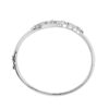 TOMEI LL Diamond Bangle, White Gold 750