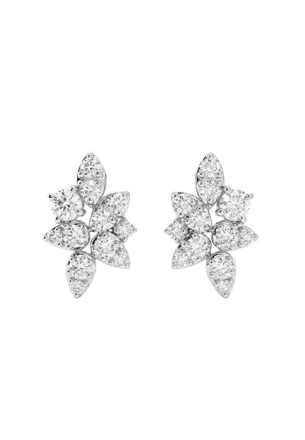 IMG_5333 TOMEI LL Diamond Earrings, White Gold 750