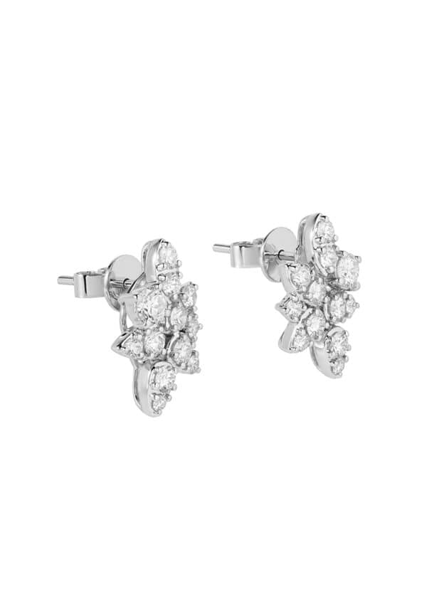 IMG_5334 TOMEI LL Diamond Earrings, White Gold 750