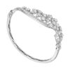 TOMEI LL Diamond Bangle, White Gold 750