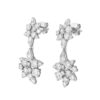 TOMEI LL Diamond Earrings, White Gold 750