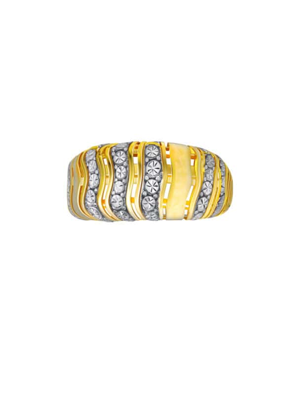TOMEI Diamond Cut Collection Ring, Yellow Gold 916