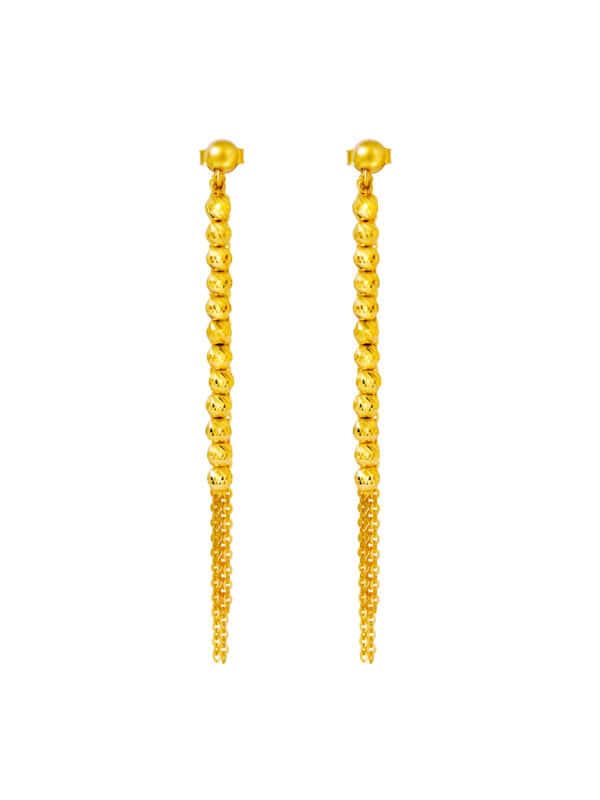 TOMEI Lusso Italia Earrings, Yellow Gold 916